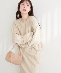 natural couture | バルーンシルエットプルオーバー(スウェット)