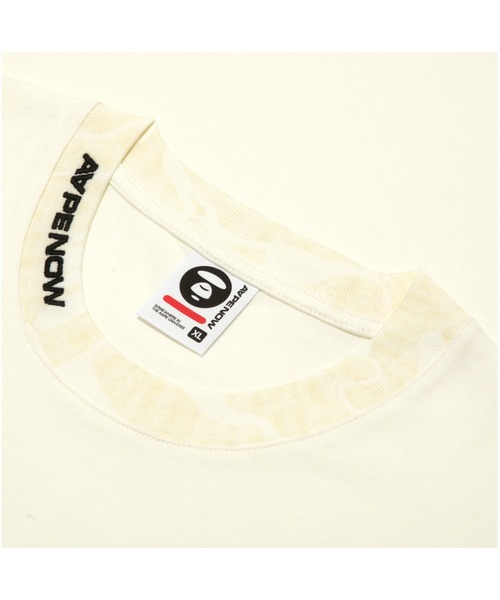AAPE BY A BATHING APE(エーエイプバイアベイシングエイプ)の「AAPE NOW TEE(Tシャツ/カットソー・メンズ・アイボリー/ブラック・MEDIUM/LARGE/XX-LARGE/X-LARGE/SMALL)」の4枚目の写真
