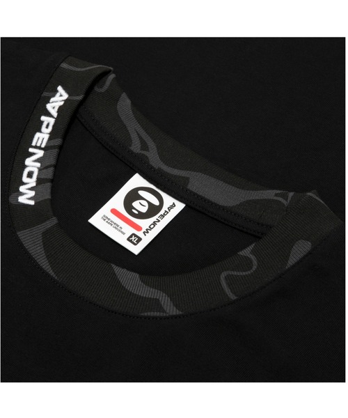 AAPE BY A BATHING APE(エーエイプバイアベイシングエイプ)の「AAPE NOW TEE(Tシャツ/カットソー・メンズ・アイボリー/ブラック・MEDIUM/LARGE/XX-LARGE/X-LARGE/SMALL)」の7枚目の写真