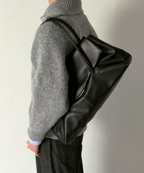 Chikashitsu +】boston non-leather bag / 【チカシツプラス】ボストン Chikashitsu +】boston non-leather bag / 【チカシツプラス】ボストン