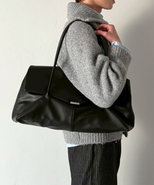 Chikashitsu +】boston non-leather bag / 【チカシツプラス】ボストン
