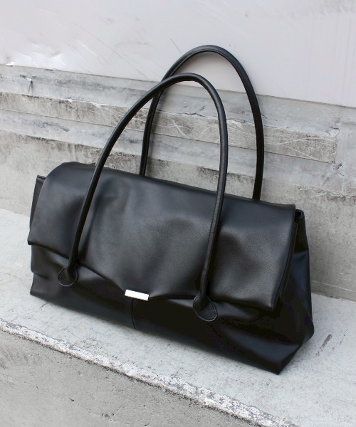 Chikashitsu +】boston non-leather bag / 【チカシツプラス】ボストン