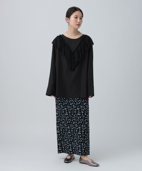 LEPSIM(レプシィム)の「カットレースフリルブラウス 634639(シャツ/ブラウス・レディース・ブラック/ベージュ/オフホワイト・FREE)」の14枚目の写真