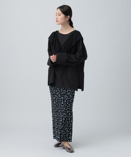 LEPSIM(レプシィム)の「カットレースフリルブラウス 634639(シャツ/ブラウス・レディース・ブラック/ベージュ/オフホワイト・FREE)」の15枚目の写真