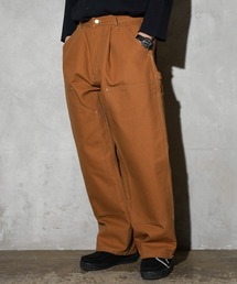 THRIFTY LOOK（スリフティールック）の「THRIFTY LOOK / スリフティールック CARHARTT DOUBLE KNEE ONE-TUCK 5POCKET PANTS リメイク ダブルニーパンツ（その他パンツ）」