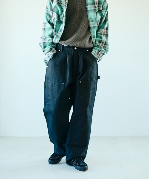 Carhartt(カーハート)の「THRIFTY LOOK / スリフティールック CARHARTT DOUBLE KNEE ONE-TUCK 5POCKET PANTS リメイク ダブルニーパンツ(その他パンツ・メンズ・インディゴブルー/ブラック/ナチュラル/ブラウン・LARGE/MEDIUM)」の16枚目の写真