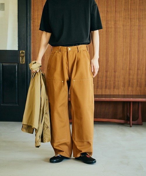 Carhartt(カーハート)の「THRIFTY LOOK / スリフティールック CARHARTT DOUBLE KNEE ONE-TUCK 5POCKET PANTS リメイク ダブルニーパンツ(その他パンツ・メンズ・インディゴブルー/ブラック/ナチュラル/ブラウン・LARGE/MEDIUM)」の21枚目の写真