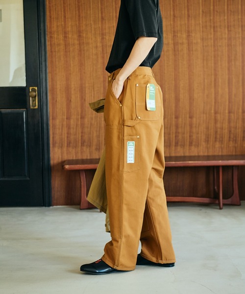 Carhartt(カーハート)の「THRIFTY LOOK / スリフティールック CARHARTT DOUBLE KNEE ONE-TUCK 5POCKET PANTS リメイク ダブルニーパンツ(その他パンツ・メンズ・インディゴブルー/ブラック/ナチュラル/ブラウン・LARGE/MEDIUM)」の22枚目の写真