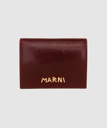 MARNI 二つ折り財布 赤 茶色 MARNI】 マルニ 二つ折り財布のご紹介です。 - YouTube