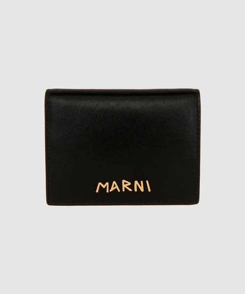 MARNI 黒 二つ折り財布 METAL MENDING / 2つ折り財布（財布）｜MARNI（マルニ）のファッション