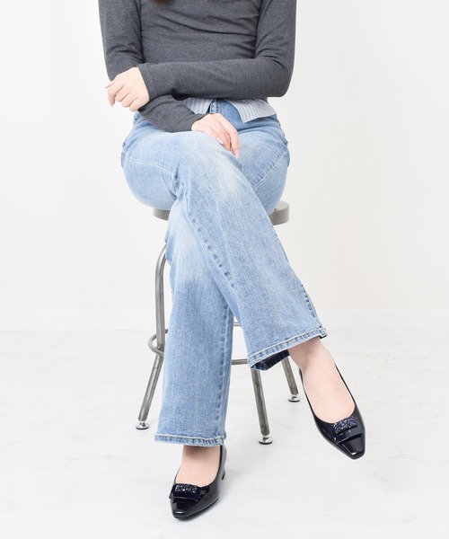 Bridget Birkin(ブリジットバーキン)の「【Bridget Birkin】グリッターパーツパンプス(561050)(パンプス・レディース・ホワイト系その他/ブルー系その他・24/23.5/23/22.5)」の7枚目の写真