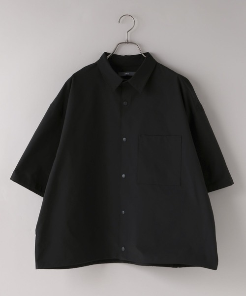 LOWRYS FARM（ローリーズファーム）の「SETUP可能【LFM(U)】DRYMIXショートシャツＳＳ　 658957（シャツ/ブラウス・メンズ・ネイビー/ベージュ/ブラック・LARGE/MEDIUM）」の15枚目の写真