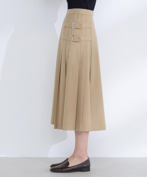 NATURAL BEAUTY BASIC(ナチュラルビューティーベーシック)の「【Oggi.jp掲載】サイドプリーツスカート(スカート・レディース・チャコールグレー/ベージュ・MEDIUM/SMALL)」の17枚目の写真