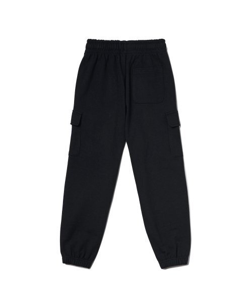 MUSINSA STANDARD KIDS（ムシンサスタンダードキッズ）の「カーゴスウェットパンツ[ブラック]（スウェットパンツ・レディース・その他・100/110/120/130/140/150/160）」の3枚目の写真