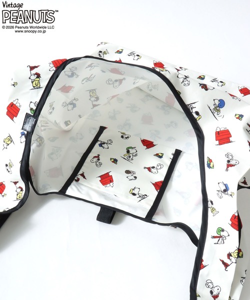 SNOOPY（スヌーピー）の「PEANUTS/ピーナッツコラボ FRUIT OF THE LOOM/フルーツオブザルーム スヌーピー 総柄 エコバッグ/トートバッグ/レディース メンズ（トートバッグ・レディース・チャコールグレー/アイボリー/イエロー・FREE）」の13枚目の写真