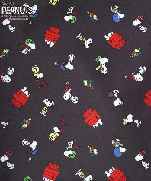 SNOOPY（スヌーピー）の「PEANUTS/ピーナッツコラボ FRUIT OF THE LOOM/フルーツオブザルーム スヌーピー 総柄 エコバッグ/トートバッグ/レディース メンズ（トートバッグ・レディース・チャコールグレー/アイボリー/イエロー・FREE）」の17枚目の写真