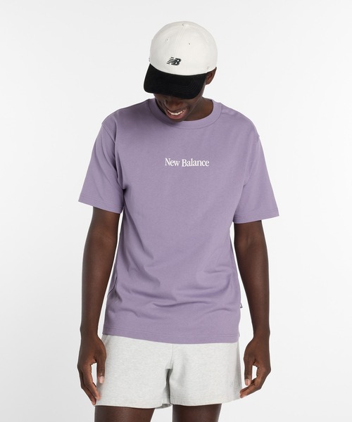 NEW BALANCE（ニューバランス）の「NコラージュTシャツ（Tシャツ/カットソー・メンズ・ライトパープル/オフホワイト/ブラック・SMALL/MEDIUM/LARGE/X-LARGE/XX-LARGE）」の3枚目の写真