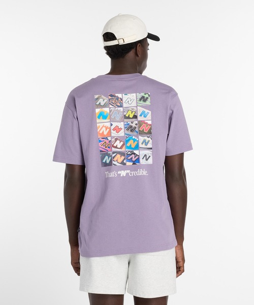 NEW BALANCE（ニューバランス）の「NコラージュTシャツ（Tシャツ/カットソー・メンズ・ライトパープル/オフホワイト/ブラック・SMALL/MEDIUM/LARGE/X-LARGE/XX-LARGE）」の22枚目の写真