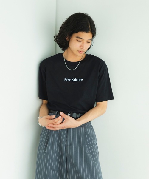 NEW BALANCE（ニューバランス）の「NコラージュTシャツ（Tシャツ/カットソー・メンズ・ライトパープル/オフホワイト/ブラック・SMALL/MEDIUM/LARGE/X-LARGE/XX-LARGE）」の5枚目の写真