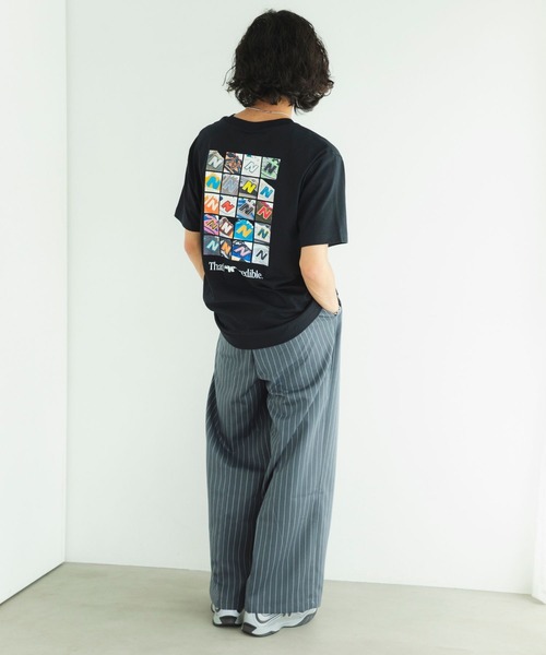NEW BALANCE（ニューバランス）の「NコラージュTシャツ（Tシャツ/カットソー・メンズ・ライトパープル/オフホワイト/ブラック・SMALL/MEDIUM/LARGE/X-LARGE/XX-LARGE）」の8枚目の写真