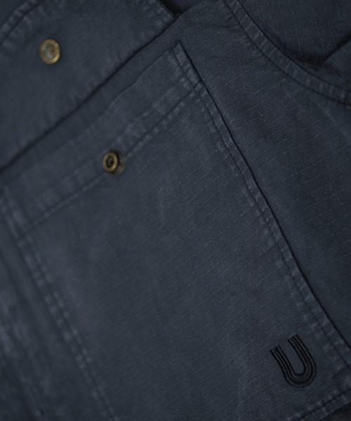 UNIVERSAL OVERALL(ユニバーサルオーバーオール)の「VINTAGE JUMP SUIT/ジャンプスーツ(つなぎ/オールインワン・レディース・ベージュ/ブルー系その他/チャコールグレー・F)」の9枚目の写真