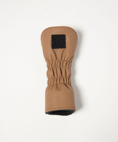 UNITED ARROWS GOLF（ユナイテッドアローズゴルフ）の「パンチング ユーティリティ ヘッドカバー（ゴルフグッズ・メンズ・ブラウン系/ブラック・FREE）」の4枚目の写真