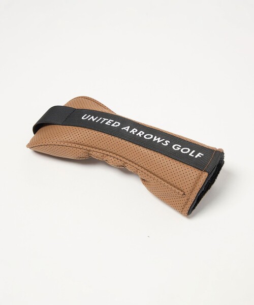 UNITED ARROWS GOLF（ユナイテッドアローズゴルフ）の「パンチング ユーティリティ ヘッドカバー（ゴルフグッズ・メンズ・ブラウン系/ブラック・FREE）」の5枚目の写真