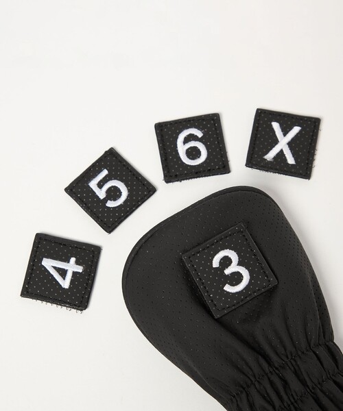 UNITED ARROWS GOLF（ユナイテッドアローズゴルフ）の「パンチング ユーティリティ ヘッドカバー（ゴルフグッズ・メンズ・ブラウン系/ブラック・FREE）」の10枚目の写真