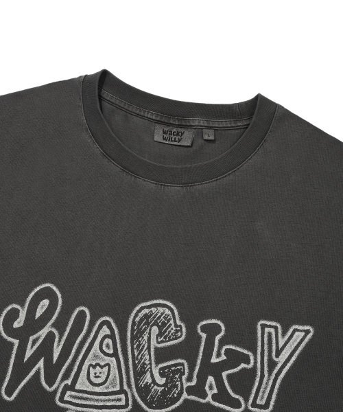 Wacky WiLLy(ワッキーウィリー)の「ピグメントウォッシングロングスリーブチャコール(Tシャツ/カットソー・レディース・その他・SMALL/MEDIUM/LARGE/X-LARGE)」の4枚目の写真