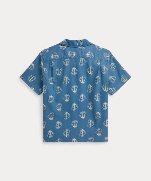 POLO RALPH LAUREN CHILDRENSWEAR(ポロ ラルフ ローレン チルドレンズウェア)の「アンカープリント コットン オックスフォード シャツ(シャツ/ブラウス・キッズ・マルチ・L/M/S/XL)」の2枚目の写真