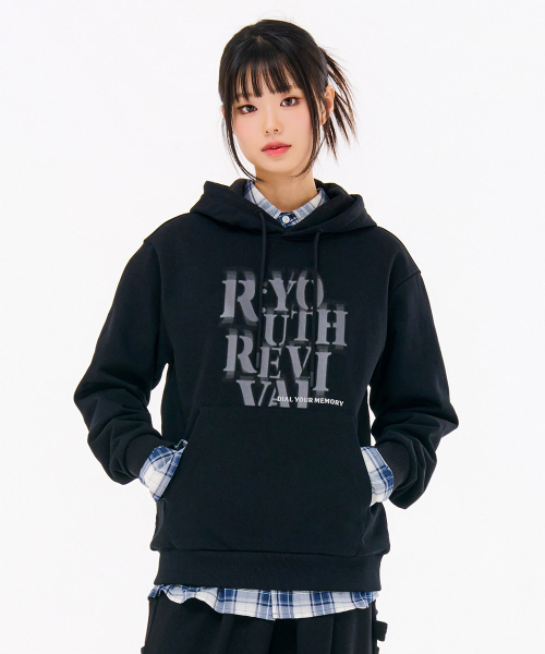 CHASECULT（チェイスカルト）の「共用グラフィックフードパーカー-FARU5119B03（パーカー・メンズ・ブラック・90/100/110/95/105）」の4枚目の写真