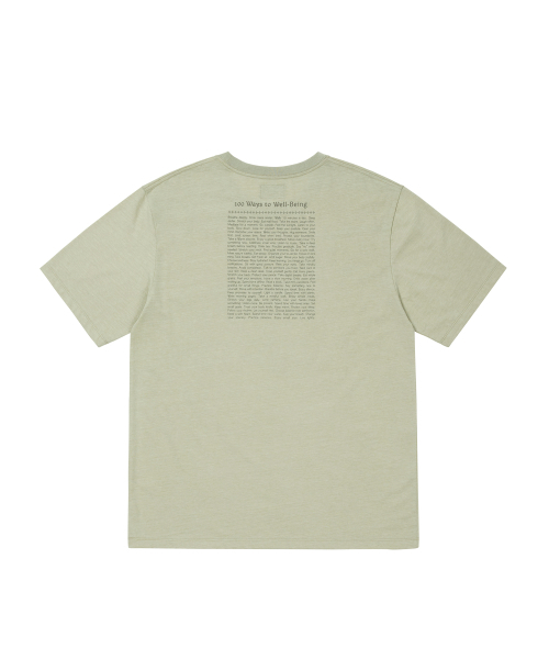 WELLBEING EXPRESS(ウェルビーイングエクスプレス)の「Oversized PEACE pigeon Half Sleeve Beige(Tシャツ/カットソー・レディース・その他・LARGE)」の2枚目の写真