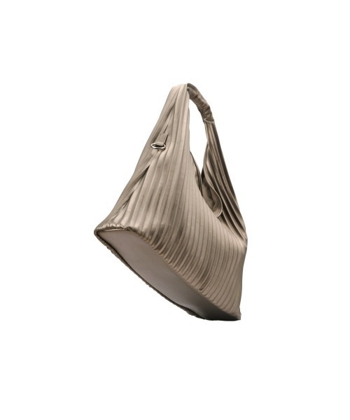 Knuth Marf（クヌースマーフ）の「leather pleats bag（トートバッグ・レディース・シルバー/ブラック・ONE SIZE）」の9枚目の写真