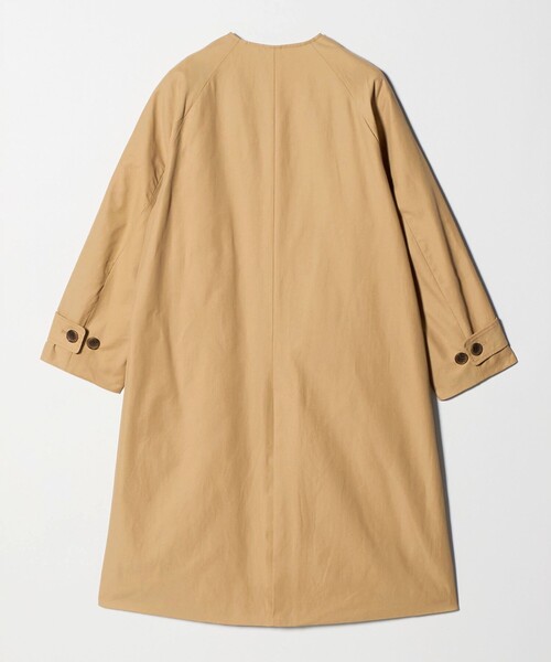 BEAUTY&YOUTH UNITED ARROWS(ビューティーアンドユースユナイテッドアローズ)の「【WEB限定】コットンナイロン ツイルノーカラーコート(その他アウター・レディース・ブラック/ベージュ・S/L/M)」の13枚目の写真