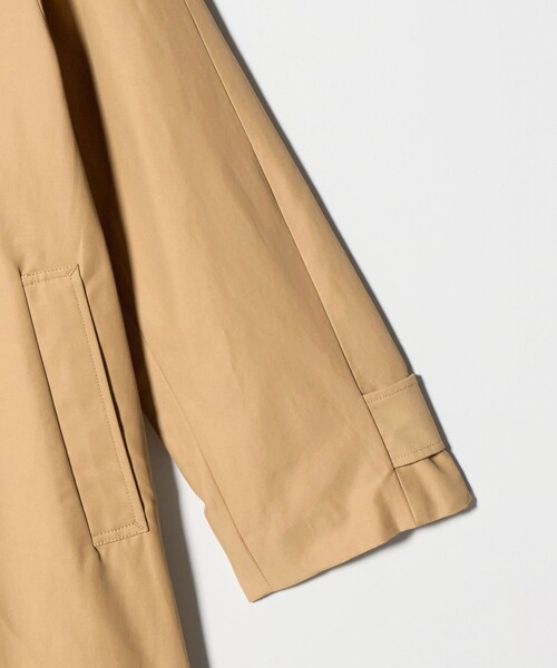 BEAUTY&YOUTH UNITED ARROWS(ビューティーアンドユースユナイテッドアローズ)の「【WEB限定】コットンナイロン ツイルノーカラーコート(その他アウター・レディース・ブラック/ベージュ・S/L/M)」の15枚目の写真