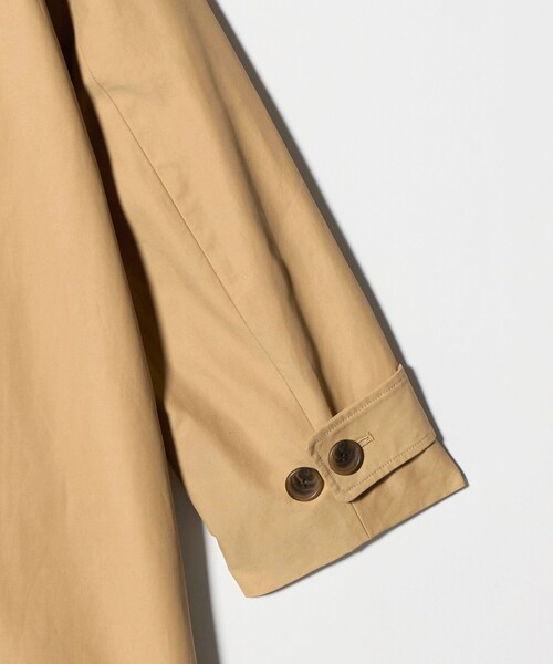BEAUTY&YOUTH UNITED ARROWS(ビューティーアンドユースユナイテッドアローズ)の「【WEB限定】コットンナイロン ツイルノーカラーコート(その他アウター・レディース・ブラック/ベージュ・S/L/M)」の16枚目の写真