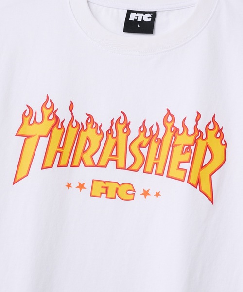 FTC（エフティーシー）の「"FTC x THRASHER" LOGO TEE（Tシャツ/カットソー・メンズ・グリーン系その他/ブラック/ホワイト・LARGE/X-LARGE/MEDIUM）」の6枚目の写真