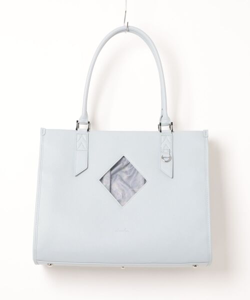 dazzlin（ダズリン）の「【dazzlin / ダズリン】 推し活ボストンバッグ（トートバッグ・レディース・ブルー/ブラック/アイボリー・FREE）」の3枚目の写真