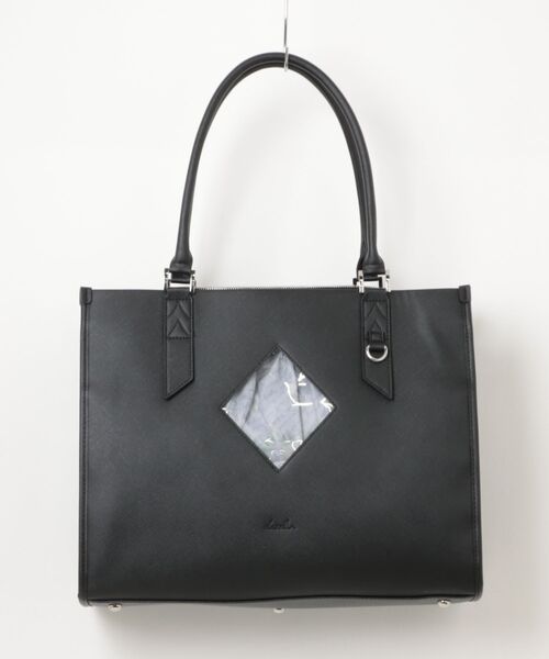 dazzlin（ダズリン）の「【dazzlin / ダズリン】 推し活ボストンバッグ（トートバッグ・レディース・ブルー/ブラック/アイボリー・FREE）」の2枚目の写真