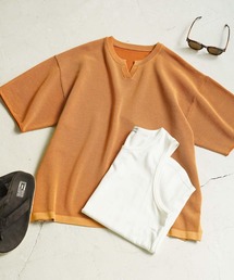 BAYFLOW | [セットでお得!]メッシュレイヤードニットプルオーバー(Tシャツ/カットソー)