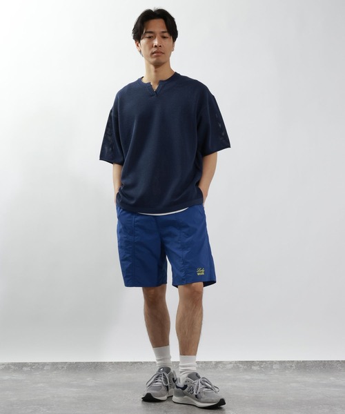 BAYFLOW（ベイフロー）の「[セットでお得!]メッシュレイヤードニットプルオーバー（Tシャツ/カットソー・メンズ・ネイビー/オレンジ/グリーン/チャコール・MEDIUM/LARGE）」の14枚目の写真