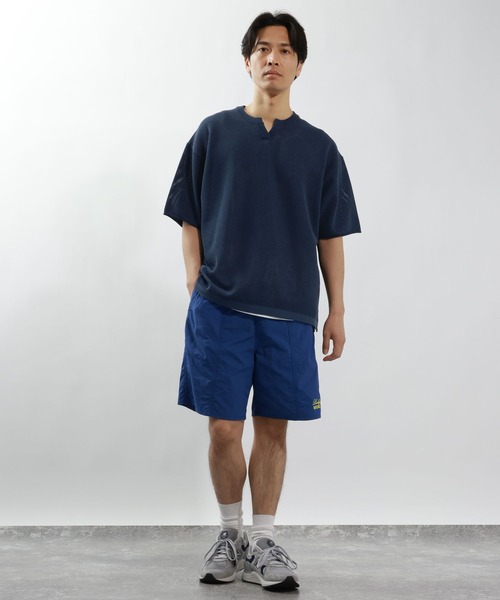 BAYFLOW（ベイフロー）の「[セットでお得!]メッシュレイヤードニットプルオーバー（Tシャツ/カットソー・メンズ・ネイビー/オレンジ/グリーン/チャコール・MEDIUM/LARGE）」の15枚目の写真