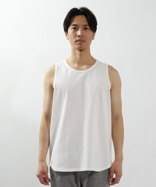 BAYFLOW（ベイフロー）の「[セットでお得!]メッシュレイヤードニットプルオーバー（Tシャツ/カットソー・メンズ・ネイビー/オレンジ/グリーン/チャコール・MEDIUM/LARGE）」の9枚目の写真