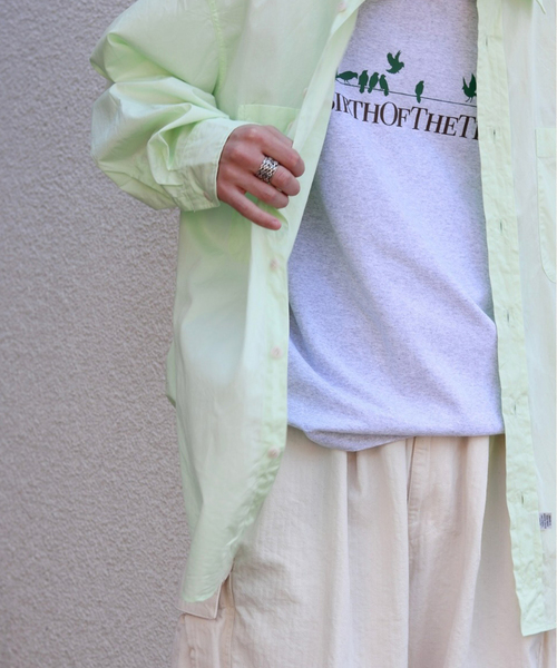 Marvine Pontiak shirt makers(マービンポンティアックシャツメーカーズ)の「Marvine Pontiak / マービンポンティアックシャツメーカーズ Military SH(シャツ/ブラウス・メンズ・グリーン系その他/レッド・FREE)」の4枚目の写真