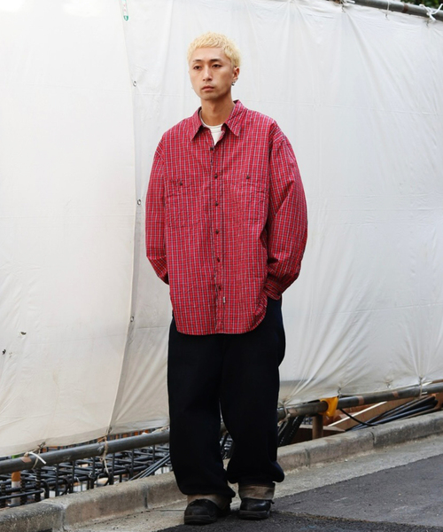 Marvine Pontiak shirt makers(マービンポンティアックシャツメーカーズ)の「Marvine Pontiak / マービンポンティアックシャツメーカーズ Military SH(シャツ/ブラウス・メンズ・グリーン系その他/レッド・FREE)」の8枚目の写真
