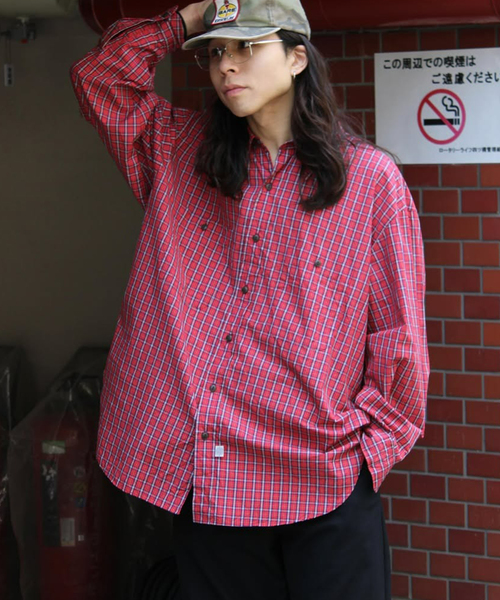 Marvine Pontiak shirt makers(マービンポンティアックシャツメーカーズ)の「Marvine Pontiak / マービンポンティアックシャツメーカーズ Military SH(シャツ/ブラウス・メンズ・グリーン系その他/レッド・FREE)」の9枚目の写真