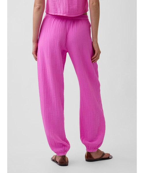 GAP(ギャップ)の「コットンガーゼ バレルジョガーパンツ(その他パンツ・レディース・ブラック/ピンク/ブルー・S/M/L/XS/XXS)」の13枚目の写真