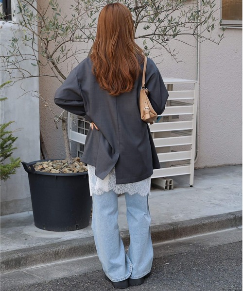 tiptop(ティップトップ)の「【ZOZO限定アイテム】サテンレース切り替えキャミ(キャミソール・レディース・オフホワイト/ホワイト系その他/ブラック/ブラック系その他・FREE)」の13枚目の写真