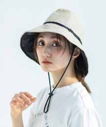CROSSPLUS ONLINE（クロスプラスオンライン）の「【Wpc.】UVカット接触冷感クロッシェハット【バケットハット 帽子 ハット つば部分 完全遮光100％＆完全UVカット100％生地 UPF50+ あご紐付き 日焼け対策 紫外線対策】（ハット）」