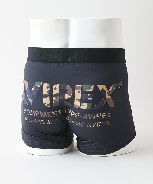 AVIREX(アヴィレックス)の「【AVIREX/アヴィレックス】CAMOUFLAGE LOGO BOXER SHORTS カモフラロゴ ボクサーパンツ(ボクサーパンツ・メンズ・モスグリーン/グレー・MEDIUM/X-LARGE/LARGE)」の2枚目の写真